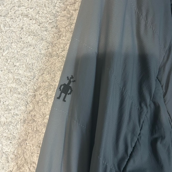 Smartwool Smartloft X-60 Yellow Gray Jacket. Outdoor Hiking Gorpcore Wool Large - Picture 8 of 12